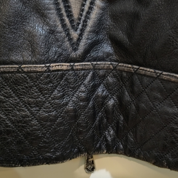 Affliction Means Leather Jacket Size XLARGE - Picture 7 of 15